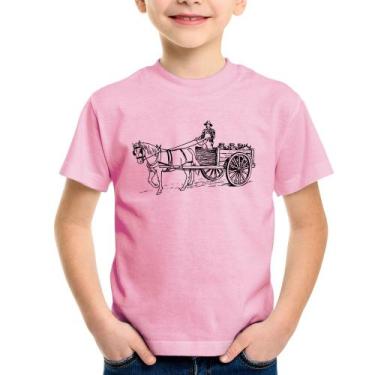Imagem de Camiseta Infantil Leiteiro - Foca na Moda, Rosa bebê, 14