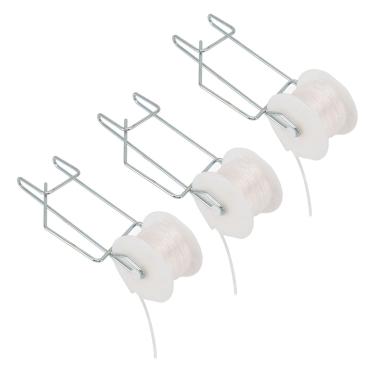 Imagem de Ganchos de Rolos de Suporte de Tomate, 6 Gancho de Planta Com Cordas de Nylon, Kit de Tomate de Arame de Aço Galvanizado para Mergulho Quente para Estufa, Fazenda