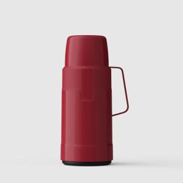 Imagem de Garrafa Térmica GLT Rolha 1L New Vermelho Intenso Invicta, Único