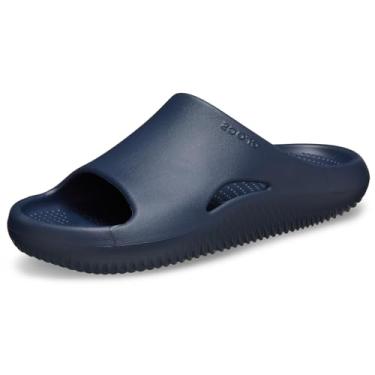 Imagem de Crocs Sandália feminina Mellow Recovery Slides, Azul marino, 36