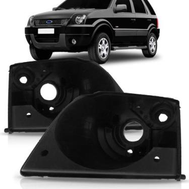 Imagem de Carcaça farol ford ecosport 2004 2005 2006 2007 - SP ACESSÓRIOS, Direi