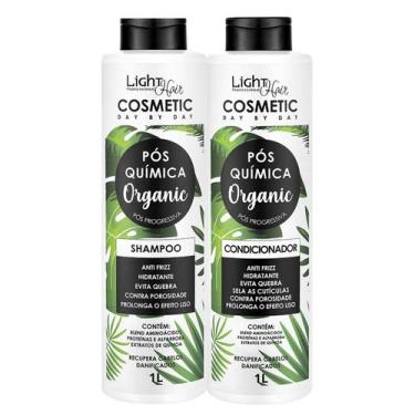 Imagem de Kit Shampoo E Condicionador Reconstrução Mandioca  1 Lt Light Hair - L