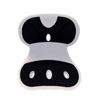 Imagem de Ayedvan Correção de postura de suporte para cadeira de escritório, ótimo para escritórios, cadeiras de chão e trabalho em casa, adequado para carro, leitura, almofada de suporte de cintura (preto)