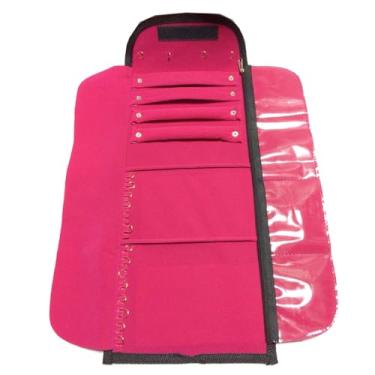 Imagem de Mostruário estojo para jóias grande para organização em veludo preto (Rosa)