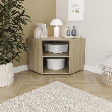 Imagem de Guarda-roupa Modular Canto Oblíquo 60cm Frame Cabecasa Madeiramadeira Acácia