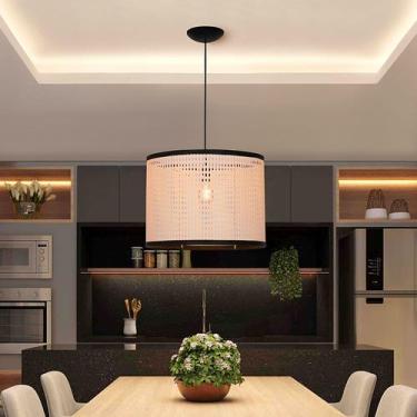 Imagem de Pendente De Teto Redondo Grande Área Gourmet Japandi - D+7 Móveis