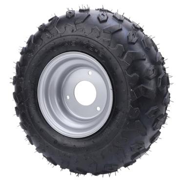Imagem de 145/70-6 Go Kart Tire Com Roda de 6 Polegadas para a Roda de 6 Polegadas para ATV UTV Quad Off Road Cart - Alto Desempenho, Fácil Substituição