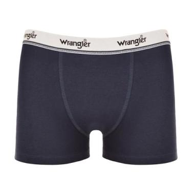 Imagem de Cueca Boxer Wrangler, Azul, Marinho, GG