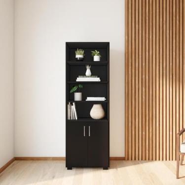 Imagem de Estante Naranjos 2 PT Preta - Mobly