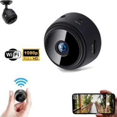 Imagem de Mini Câmera Espiã Wifi A9 Visão Noturna Com Gravador De Voz