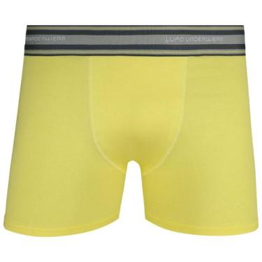Imagem de Cueca Boxer Lupo 523-002 Cós Com Elástico Suave Algodão, Solarium, M