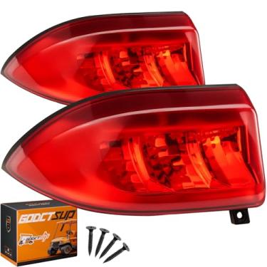Imagem de GODCTSUP Kit de lanterna traseira de carrinho de golfe de LED para Club Car Precedent 2004-Up & Tempo 2018-Up, luzes traseiras laterais do motorista e passageiro 12 V com plugue de 3 pinos, luzes