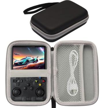 Imagem de Astarama Estojo Rígido Para Transporte Compatível Com Console Portátil R36S/R36 Pro/R40S Pro, Suporte De Armazenamento, Bolsa Eva 3,5", Acessórios, Tudo Em Um, Viagem
