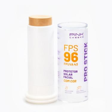 Imagem de Protetor Solar Stick Multifuncional Pink Cheeks com Cor Pro Stick Pro10 FPS95 14g