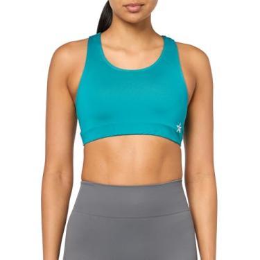 Imagem de Sutiã esportivo em movimento, Azul, P