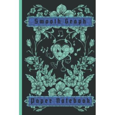 Imagem de Smooth Graph Paper Notebook: Quad Ruled 5x5 | 60 Sheets | 120 Pages | wide 6" x 9" | Squared paper notebooks for science students, girls, boys, men, women, teachers, kids, (Cool Notebooks)