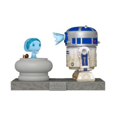 Imagem de Boneco, Candide, Funko POP! R2-D2 com Leia, Deluxe Star Wars - 10 cm