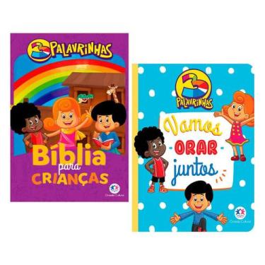Imagem de Kit C/ 2 Livros - 3 Palavrinhas -- Biblia Infantil + Vamos Orar Juntos