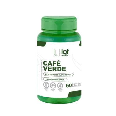 Imagem de Café Verde 300mg 60 cápsulas - LOT NUTRITION, Sem Sabor