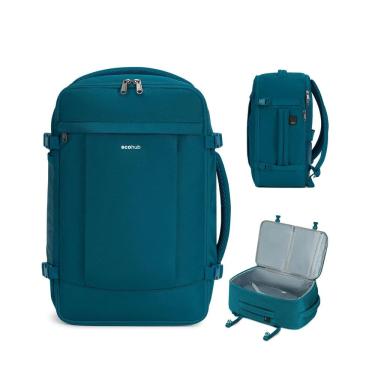 Imagem de Mochila de viagem ECOHUB 30L com carregamento USB para laptop de 15,6" azul