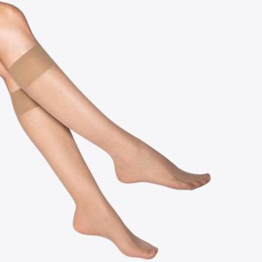 Imagem de Kit 6 Pares de Meias Fio 15 3/4 Com Elastano Loba Lupo 05540-001, Pó d