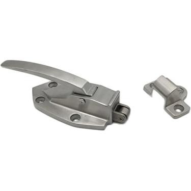 Imagem de Trava De Alça De Sala Fria, Alça De Armário De Arroz Fumegante, Fivela De Fechadura De Porta De Forno, Fechadura De Porta Plana De Forno, Stainless Steel Material