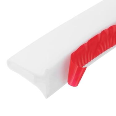 Imagem de PATIKIL Barreira de água de limite de chuveiro dobrável de 5 cm, vedação autoadesiva da parte inferior da porta do chuveiro, proteção contra respingos de água de silicone para banheiro e cozinha