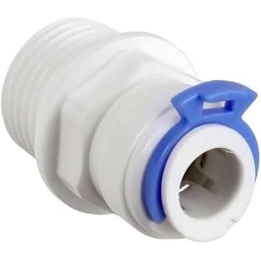 Imagem de Conexão Reta Engate Rápido Rosca Macho 1/2” Saída 1/4” ideal na instalação de Filtros de Água