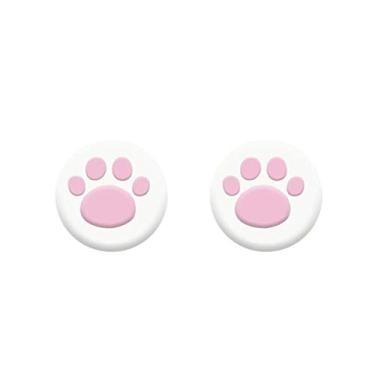 Imagem de LightFairy 2 Peças Capas Para Joystick De Substituição Ps5 Ps4 Xbox One 360 Wii U Ns Pro Cat Paw Cute Pink