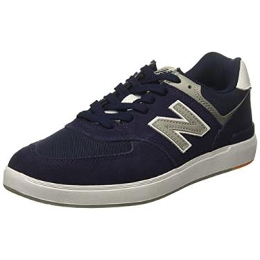 Imagem de New Balance Men's 574v1 All Coast Skate Shoe, Black/White, 5.5 2E US