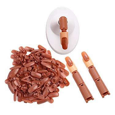 Imagem de DYNWAVE Mão de Ajustável para de Acrílico para Treinamento de Unhas, Conjunto com Base Branca