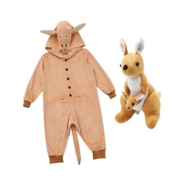 Imagem de UGPLM Macacão Infantil com Capuz de Canguru para Festas, Xs