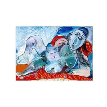 Imagem de Pinturas Famosas Arte Parede-Imagens em Tela-Woman-Pôster e Impressões para Sala de Estar Quarto Casa 50x70cm20x27in Sem Moldura