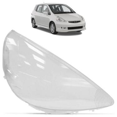 Imagem de Lente Farol Dianteiro Fit 2003 2004 2005 2006 2007 2008 - Automotive I