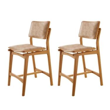 Imagem de Conjunto com 2 Banquetas Eva Moderna - Moderna Mobilia, Milano / Imbui