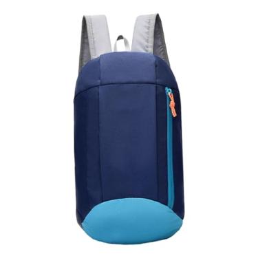 Imagem de Aymzbd Mochila de viagem casual, mochila resistente à água para acampamento, viagem curta, Azul Profundo