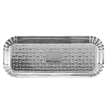 Imagem de Bandeja Prata Rocambole 19x33 Com 10 Unidades - SK