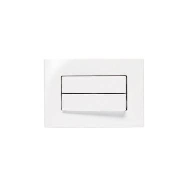 Imagem de Placa para Móveis 65x45 com Interruptor Duplo Simples MarGirius Sleek 10A Branca