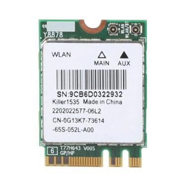 Imagem de Killer Wireless AC 1535 Banda dupla 80211ac NGFF M2 867Mbps Bluetooth 41 Game Wireless Network para laptops e ultrabooks