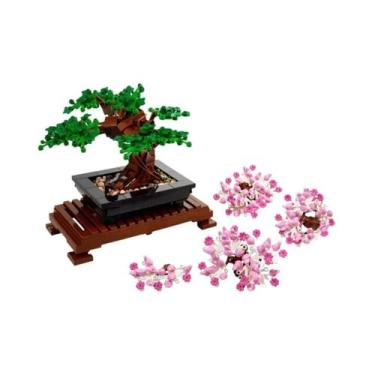 Imagem de Sakura Bonsai Árvore Blocos De Construção 878 Peças Tijolos Criativos 