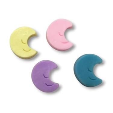 Imagem de Sabonete Artesanal Lua Feliz para Chá de Bebê, Chuva de Bençãos e Amor (Roxo, Giova na Baby)