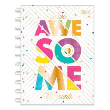 Imagem de Caderno tilidisco universitário be nice 1 matéria 80 folhas tilibra