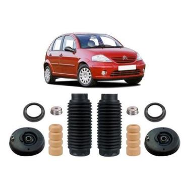 Imagem de Kit Batente Amortecedor Dianteiro Citroen C3 2003 2004 2005 - Qualykit