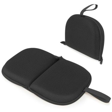 Imagem de Almofada de assento dobrável de gel refrescante com capa de malha, almofada de cadeira dobrável para dirigir e viajar, almofada de malha ventilativa de gel refrescante e espuma viscoelástica para