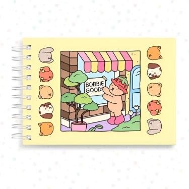 Imagem de Livro de Colorir Premium Capa Dura Diversão 50 pag Amarelo