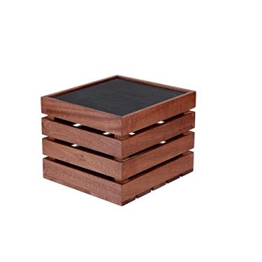Imagem de Suporte de bolo enfeite de mesa de sobremesa chinês suporte de exibição de bolo conjunto de suporte de confeitaria de madeira suporte de exibição de bolo prato de bolo doces cupcake sobremesa