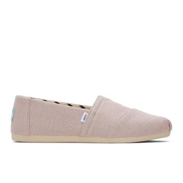 Imagem de TOMS Tênis feminino Alpargata Paper Source Slip-On, Lona Heritage Pink Ballet, 38