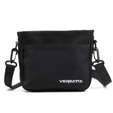 Imagem de VERSATTA Bolsas transversais minimalistas para mulheres com bloqueio RFID, bolsa tiracolo unissex resistente à água com alça ajustável, bolsa mensageiro pequena, bolsa de ombro masculina pequena