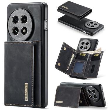 Imagem de DG.MING Capa carteira de couro magnética destacável 2 em 1 para OnePlus 13, com 7 compartimentos para cartão + compartimento para dinheiro, recurso de suporte, TPU à prova de choque e capa de telefone