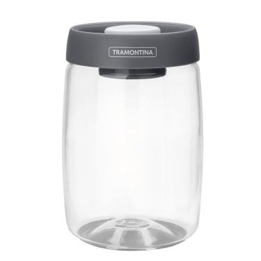 Imagem de Pote Hermético Tampa Plástica a Vácuo Purezza Vidro Borosilicato 1,2 Litros Tramontina